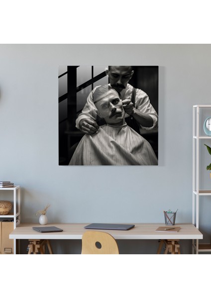 Berber Hassasiyeti - Cam Baskı - Berber, Ev Dekorasyonu, Hassas, Berber, 30X30 modelleri