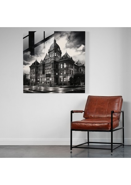 Kanun ve Düzen Cam Baskı - Hukuk, Cam Baskı, Kroki, Adliye, 30X30 fiyatları