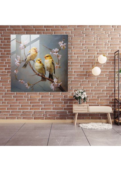 Ethereal Serenade Cam Baskı - Klasik Yağlıboya Tablo Cam Duvar Sanatı - Modern Sanat Eseri Ev Dekorasyonu, 30X30 modelleri