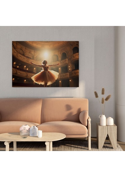 Balerin Tiyatro Sahnesi Kanvas Tablo - Balerin, Balerin, Kanvas Tablo, Duvar Sanatı, 30X30 modelleri