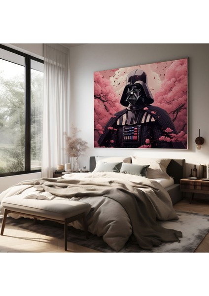 Yıldız Savaşları Darth Vader Sakura Kanvas Tablo - Yıldız Savaşları, Kiraz Çiçekleri, Kanvas Tablo, Kanvas Tablo, 30X30 fiyatları