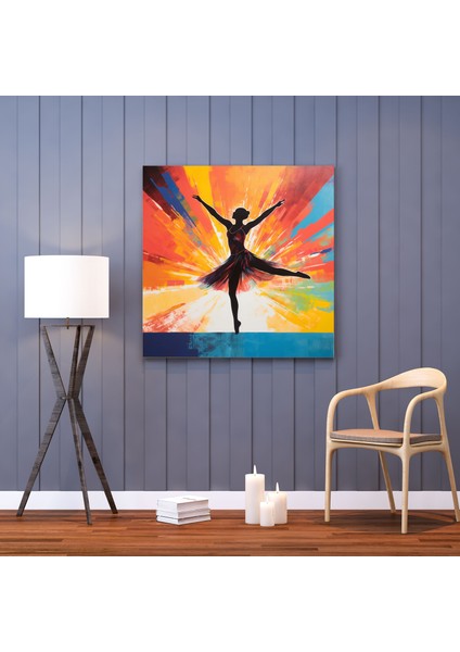Modern Minimalist Balerin Kanvas Tablo - Balerin, Canlı, Çağdaş, Kanvas Tablo, 30X30 fiyatları