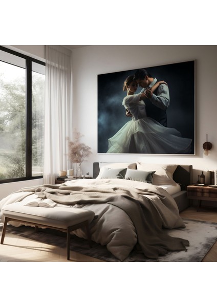 Romantik Balerin Kanvas Tablo - Balerin, Kanvas Tablo, Duvar Dekorasyonu, Kanvas Tablo, 30X30 fiyatları