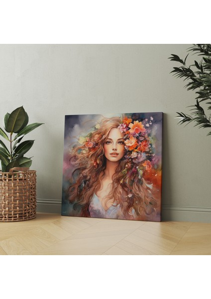 Bohem Suluboya Kanvas Tablo - Bohem, Bohem Dekor, Kanvas Tablo, Kanvas Tablo, 30X30 modelleri