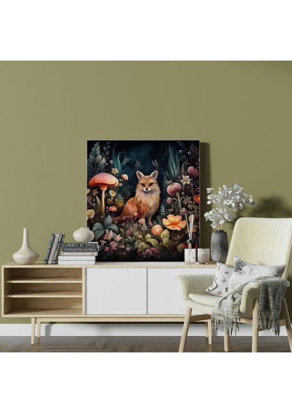 Bohem Büyülü Orman Kanvas Tablo - Bohem, Bohem, Kanvas Tablo, Ev Dekorasyonu, 30X30
