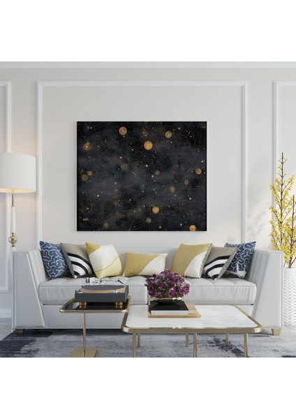 Stardust Yıldız Haritası Duvar Sanatı - Yıldız Haritası, Duvar Sanatı, Ev Dekorasyonu, Gök Haritası, 30X30 fiyatları