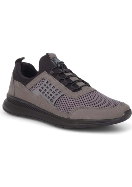 Konfores 1504 Anatomik Tabanlı Sneakers Bağcıksız Ayakkabı - NKT01504-FÜME-42