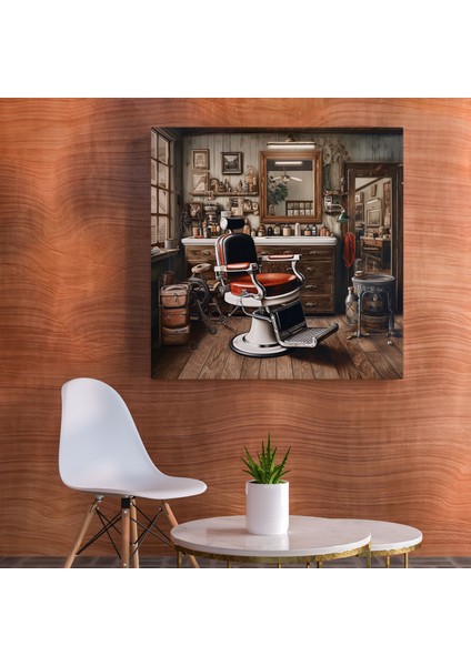 Rustik Berber Kanvas Tablo - Berber, Rustik, Vintage Dekor, Ev Dekorasyonu, 30X30 fiyatları