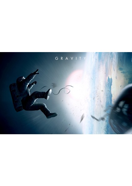 30x42 Çerçevesiz Gravity Film Afiş Poster