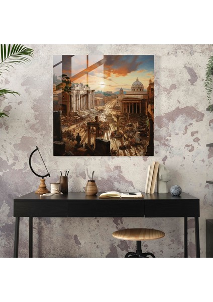 Calpurnius' Colossal Colosseum Cam Duvar Sanatı, 30X30