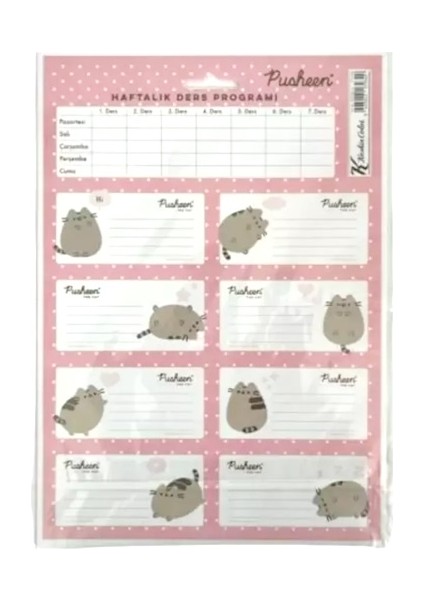 Keskin Color Pusheen Okul Etiketi 3 Sayfa 24 Etiket