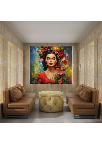 Frida Kahlo Kanvas Tablo - Frida Kahlo, Empresyonist Tablo, Duvar Sanatı, Kanvas Tablo, 30X30 modelleri