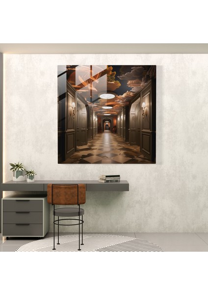 Esrarengiz Düşler - Gerçeküstü Cam Baskı - Otel, Cam Baskı, Cam Duvar Sanatı, Esrarengiz Düşler, 30X30 fiyatları