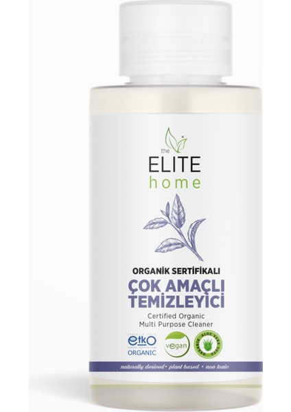 The Elite Home Organik ve Vegan Sertifikalı Çok Amaçlı Genel Temizleyici 50 ml Portakal Yağlı