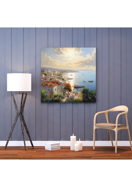 Istanbul Boğazı Panoramik Kanvas Tablo, 30X30 fiyatları