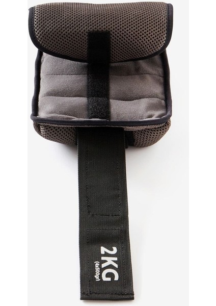 Gri Domyos Ayarlanabilir Bilek Ağırlığı - 2 / 2 kg - Gri - Tonesoftbell 2,5 kg fırsatları