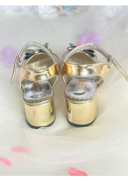 Gala Önü Simli Fiyonklu Topuklu Çocuk Ayk fırsatları