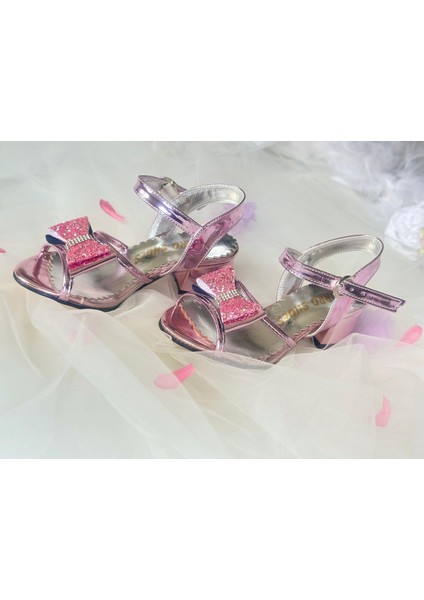 Gala Önü Simli Fiyonklu Topuklu Çocuk Ayk fiyatları