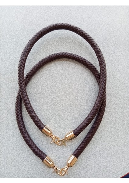65 cm Örgü Derili Çantasapı