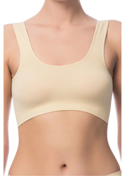 Kadın Siyah Kalın Askılı Yarım Büstiyer 2410