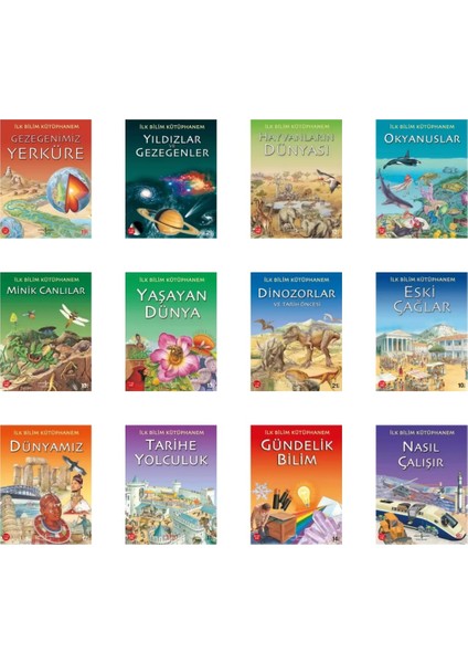 Bilim Kitaplarım - Bilimsel Okuryazarlık 12 Kitap – Okuma Takip Ayracı