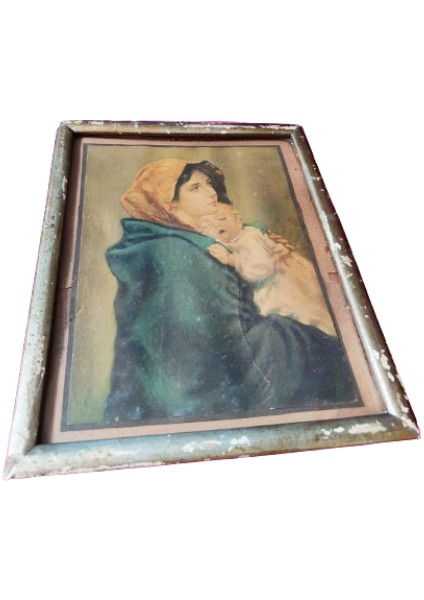 Ferruzzı'nin Muhteşem Çerçeveli "sokakların Madonna'sı" Antika Tablosu modelleri
