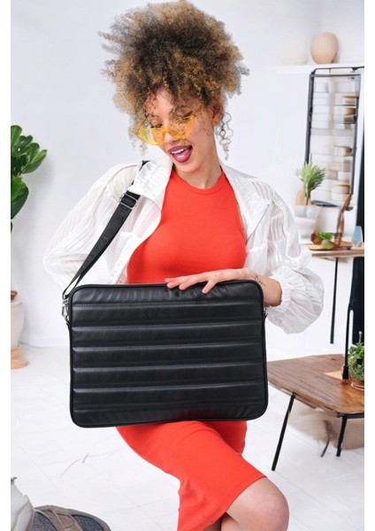 Kapitone Notebook Tablet Laptop Kılıfı 15