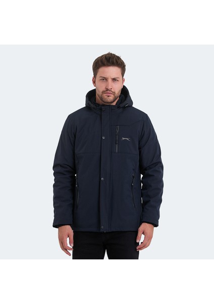 HALSTEN IN Erkek Slim Fit Mont & Kaban Lacivert