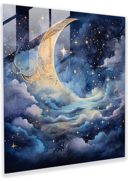 Spiritüel Göksel Cam Baskı - Spiritüel, Spiritüel Göksel, Ev Dekorasyonu, Cam Duvar Tablosu, 30X30