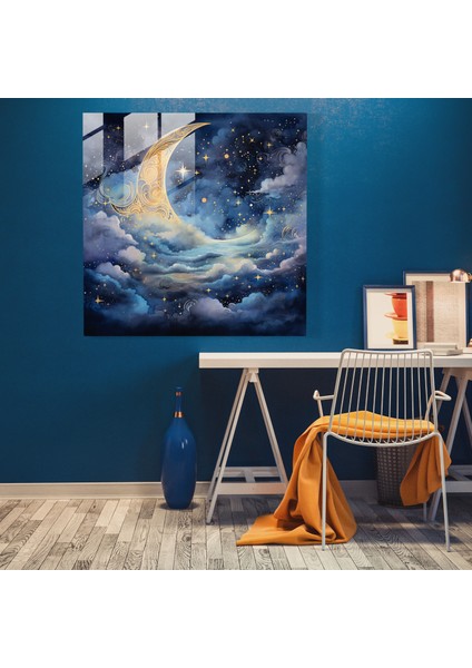 Spiritüel Göksel Cam Baskı - Spiritüel, Spiritüel Göksel, Ev Dekorasyonu, Cam Duvar Tablosu, 30X30 modelleri