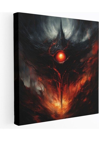 Yüzüklerin Efendisi Duvar Dekorasyonu - Yüzüklerin Efendisi, Duvar Süslemesi, Güç, Sauron, 30X30