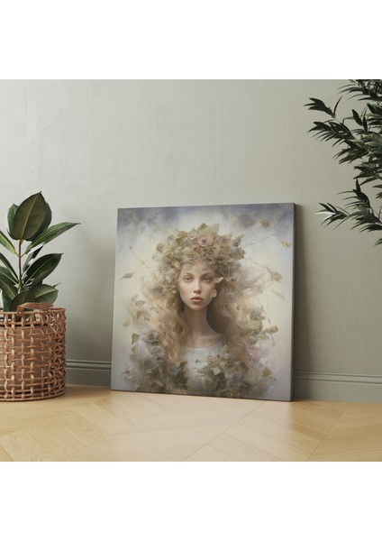 Bohem Doğa Tanrıçası Kanvas Tablo - Bohem, Bohem, Kanvas Tablo, Duvar Sanatı, 30X30