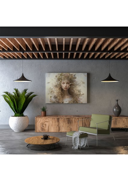 Bohem Doğa Tanrıçası Kanvas Tablo - Bohem, Bohem, Kanvas Tablo, Duvar Sanatı, 30X30