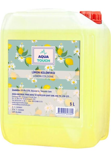 Kolonya Dökme 5 Lt