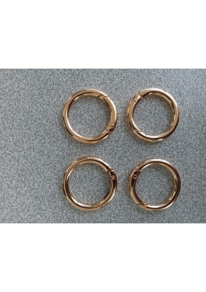 4 Adet 2,5cm Yaylı Çanta Halkası modelleri