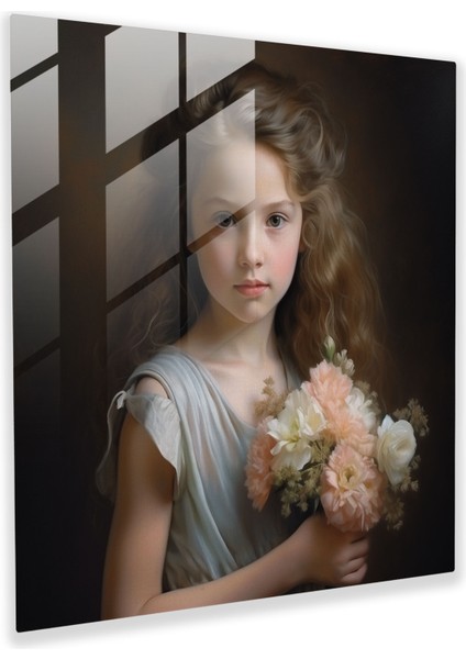 Pastel Masumiyet Cam Baskı - Pastel, Büyüleyici Dokunuş, Masumiyet Duygusu, Cam Baskı, 50X50