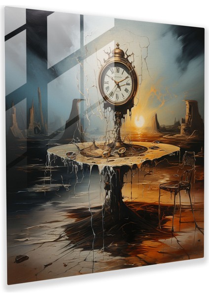 Natürmort Cam Baskı: Zamansız Erime - Natürmort, Cam Baskı, Duvar Süslemesi, Natürmort, 30X30