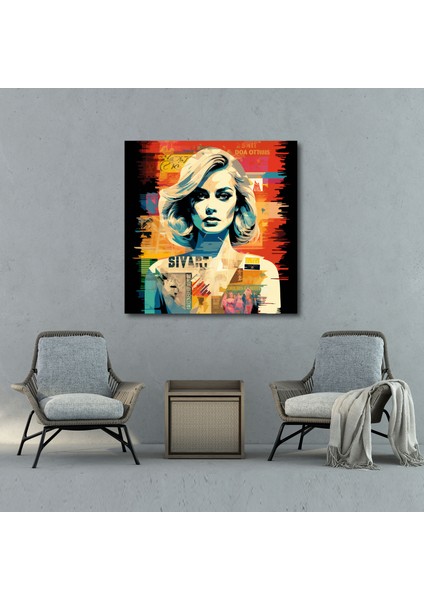 Pulp Fiction Duvar Sanatı - Soyut Polisiye Romanlar Montaj - Pulp Fiction, Duvar Sanatı, Duvar Dekorasyonu, Kalın Tipografi, 30X30 modelleri