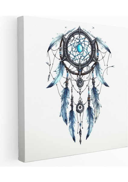 Güneybatı Duvar Sanatı - Elle Çizilmiş Dreamcatcher - Güneybatı, Duvar Dekorasyonu, Ev Dekorasyonu, Güneybatı, 50X50