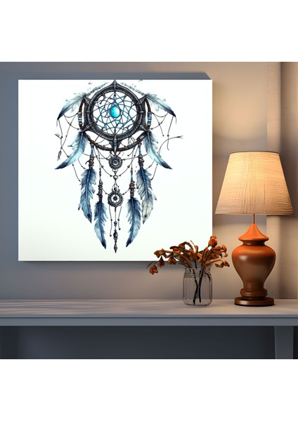 Güneybatı Duvar Sanatı - Elle Çizilmiş Dreamcatcher - Güneybatı, Duvar Dekorasyonu, Ev Dekorasyonu, Güneybatı, 50X50
