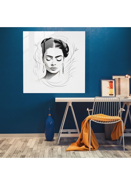 Frida Kahlo Cam Baskı - Frida Kahlo, Sadelik, Duvar Süslemesi, Cam Baskı, 30X30 fiyatları