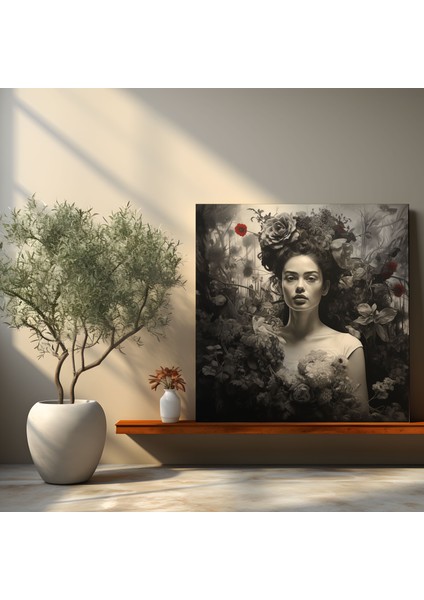 Frida Kahlo Kanvas Tablo - Frida Kahlo, Duvar Sanatı, Duvar Dekorasyonu, Büyüme, 30X30 fiyatları