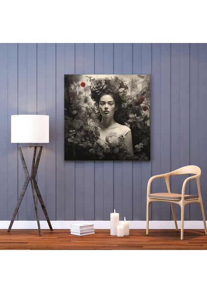 Frida Kahlo Kanvas Tablo - Frida Kahlo, Duvar Sanatı, Duvar Dekorasyonu, Büyüme, 30X30 modelleri