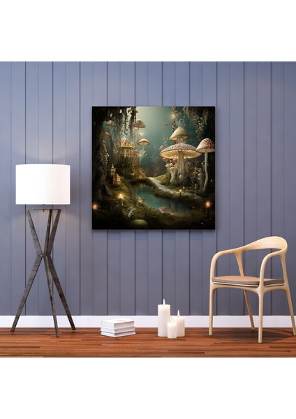 Büyülü Orman Kanvas Tablo, 100X100 fiyatları