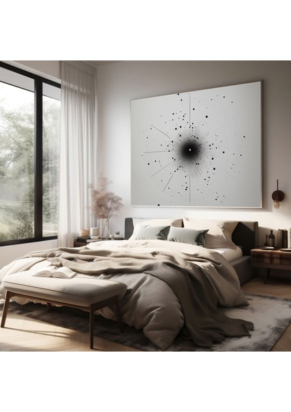 Minimalist Yıldız Haritası Duvar Tablosu - Yıldız Haritası, Kanvas Tablo, Yıldız Tablosu, Ev Dekorasyonu, 30X30 modelleri