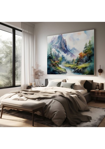 Yüzüklerin Efendisi Duvar Tablosu - Yüzüklerin Efendisi, Ev Dekorasyonu, Güzellik, Huzur, 30X30