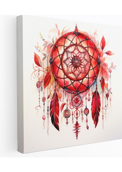 Kızıl Hint Duvar Dekorasyonu - Kızıl Hint, Kırmızının Canlı Tonları, Duvar Dekorasyonu, Kızıl Hint, 30X30