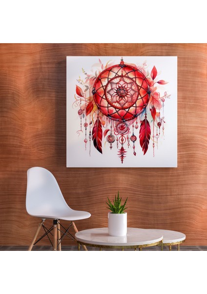 Kızıl Hint Duvar Dekorasyonu - Kızıl Hint, Kırmızının Canlı Tonları, Duvar Dekorasyonu, Kızıl Hint, 30X30