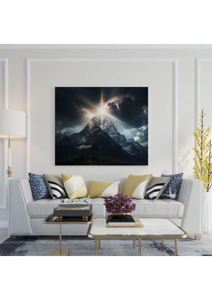 Cennet Dağı Kanvas Tablo - Manevi, Kanvas Tablo, Görkemli Dağ Zirvesi, Kanvas Tablo, 30X30 modelleri