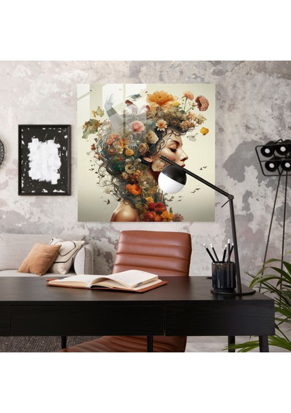 Rüya Gibi Kaleydoskop Cam Baskı: Renklerin Birleşimi, 30X30 fiyatları